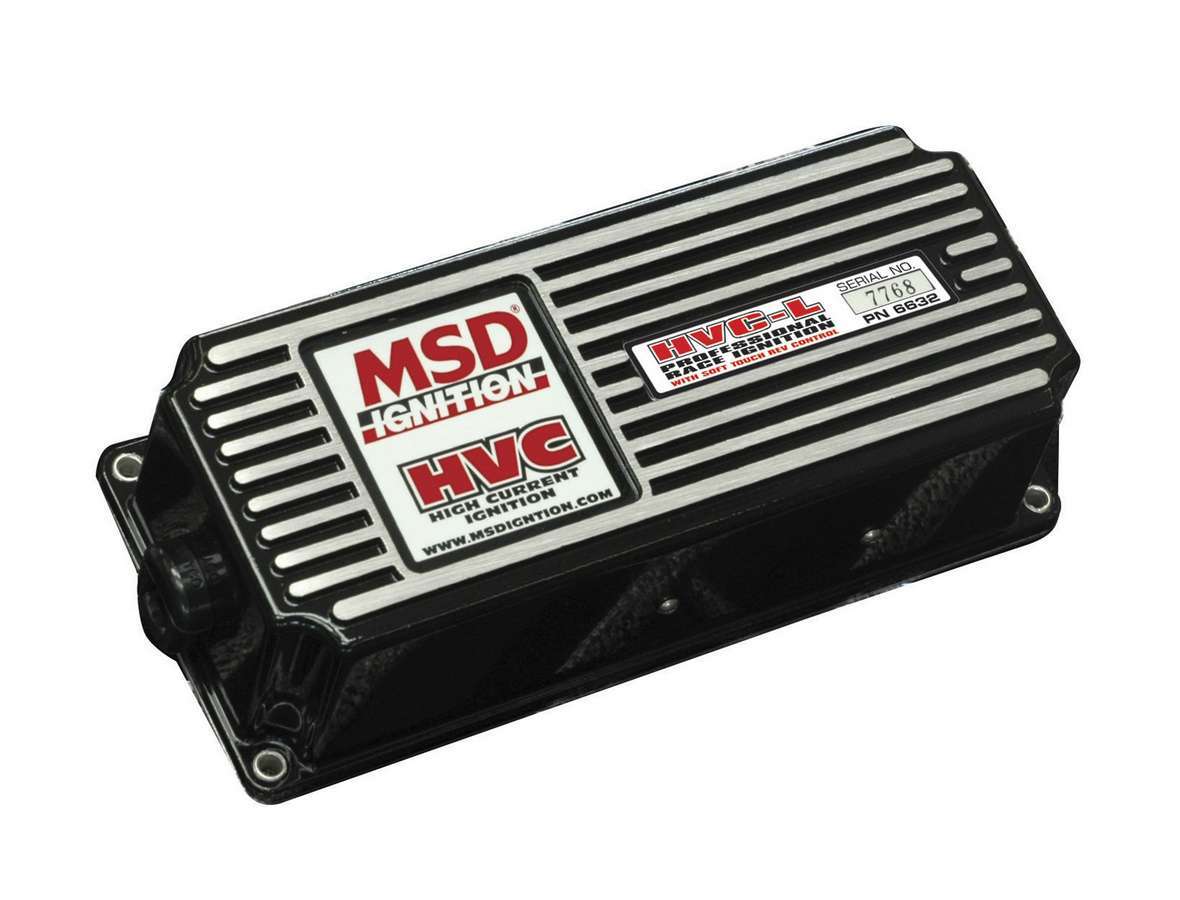 MSD Ignition 6632 6HVC-L Analog CD Ignition Box with Multi-Spark and Soft Touch Rev Limiter