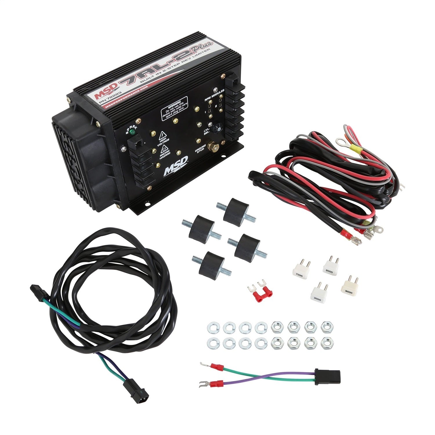 MSD Ignition 72223 7AL-2 Plus Analog CD Ignition Box with Multi-Spark and 2-Step Rev Limiter