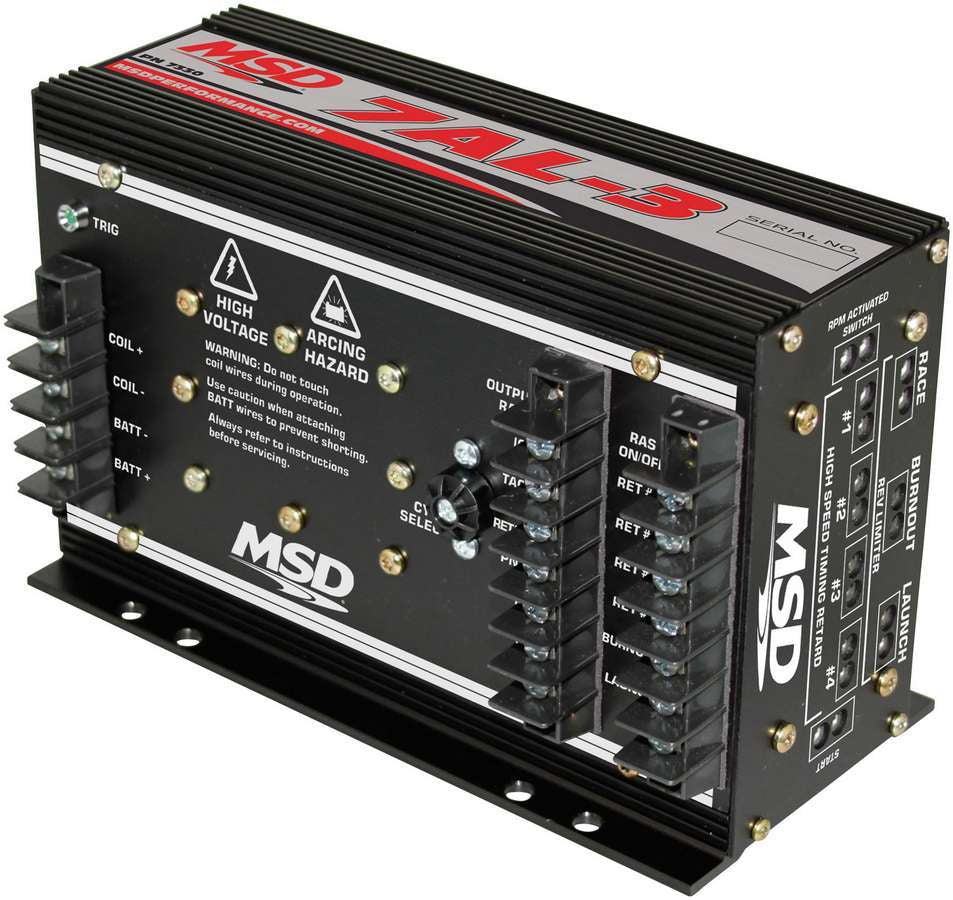 MSD Ignition 7330 7AL-3 Plus Analog CD Ignition Box with Multi-Spark and 3-Step Rev Limiter
