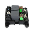 MSD Ignition 7566-2 2-Channel Mechanical Relay Module, 40 Amp, Black