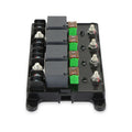 MSD Ignition 7566-4 4-Channel Mechanical Relay Module, 40 Amp, Black