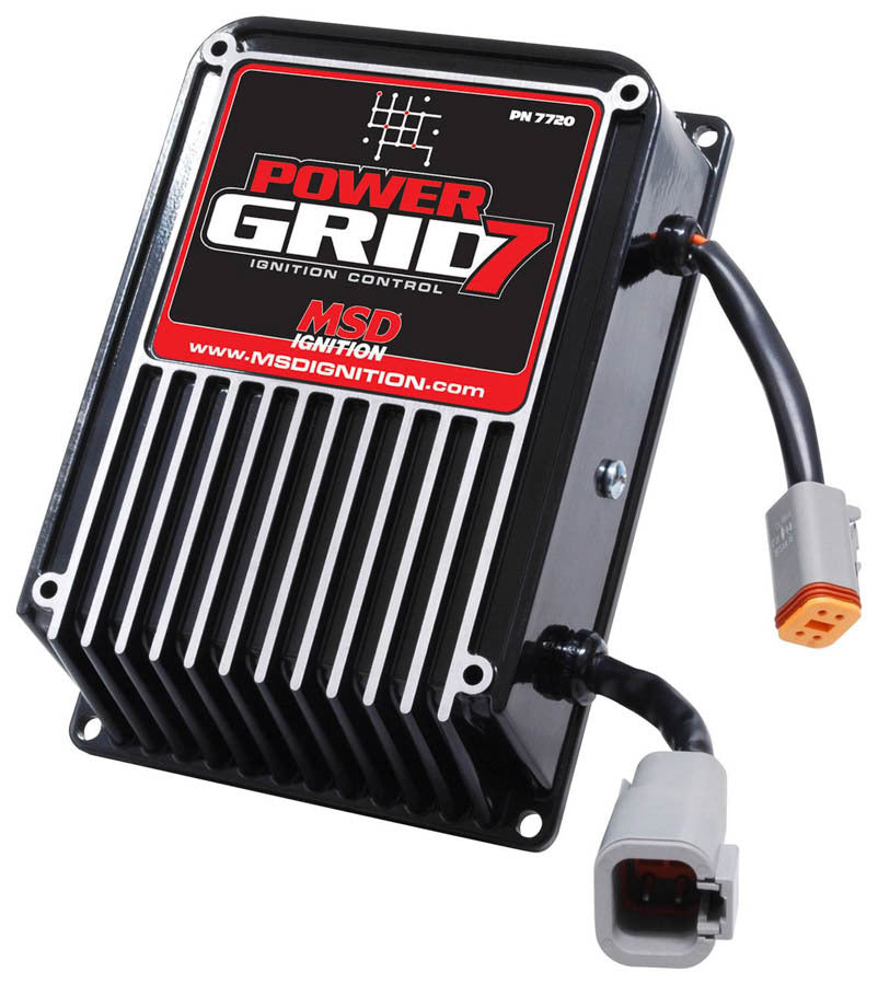 MSD Ignition Power Grid 7 Digital Ignition Controller with 50,000 Volt Output and Rev Limiter