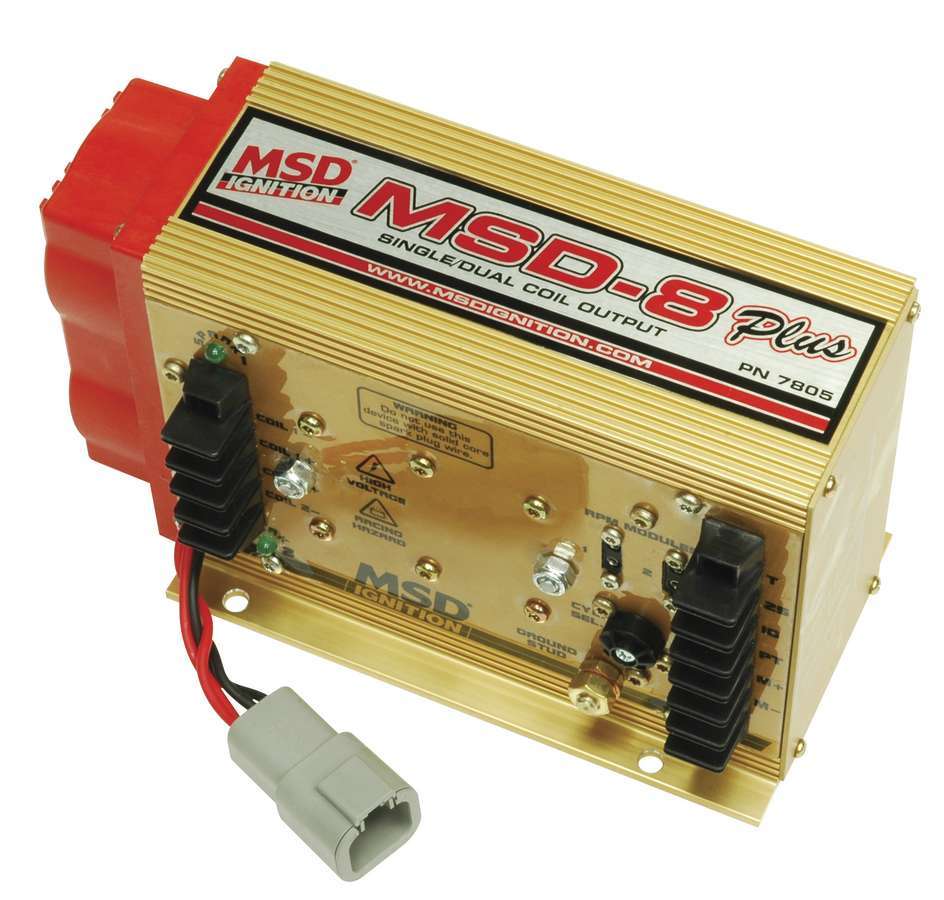 MSD Ignition 7805 8 Plus Ignition Control Box with 50,000V and 2-Step Rev Limiter