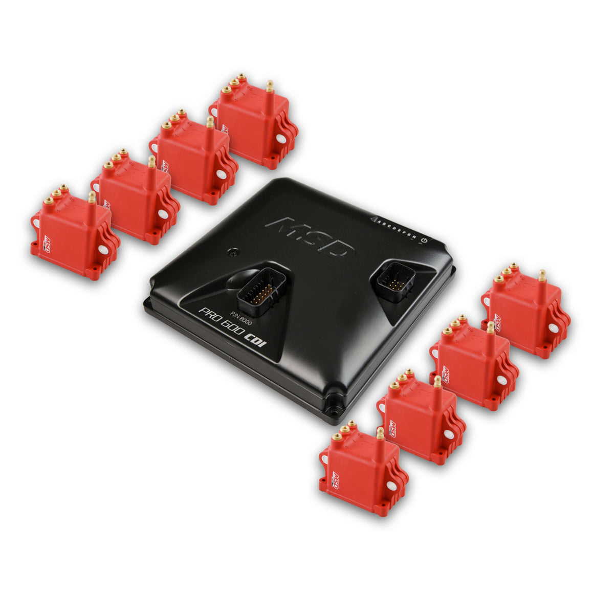 MSD Ignition 8000-8HO Pro 600 CDI High Output Ignition Control Module with Coils and Harness