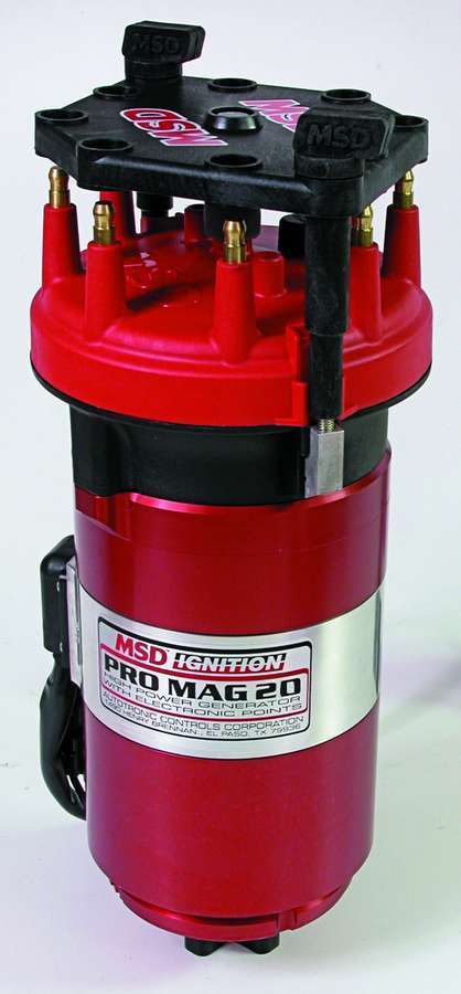 MSD Ignition Pro Mag 20 Magnetic Pickup Ignition Magneto with 26 Degree Spark Duration and 40,000 Volt Output