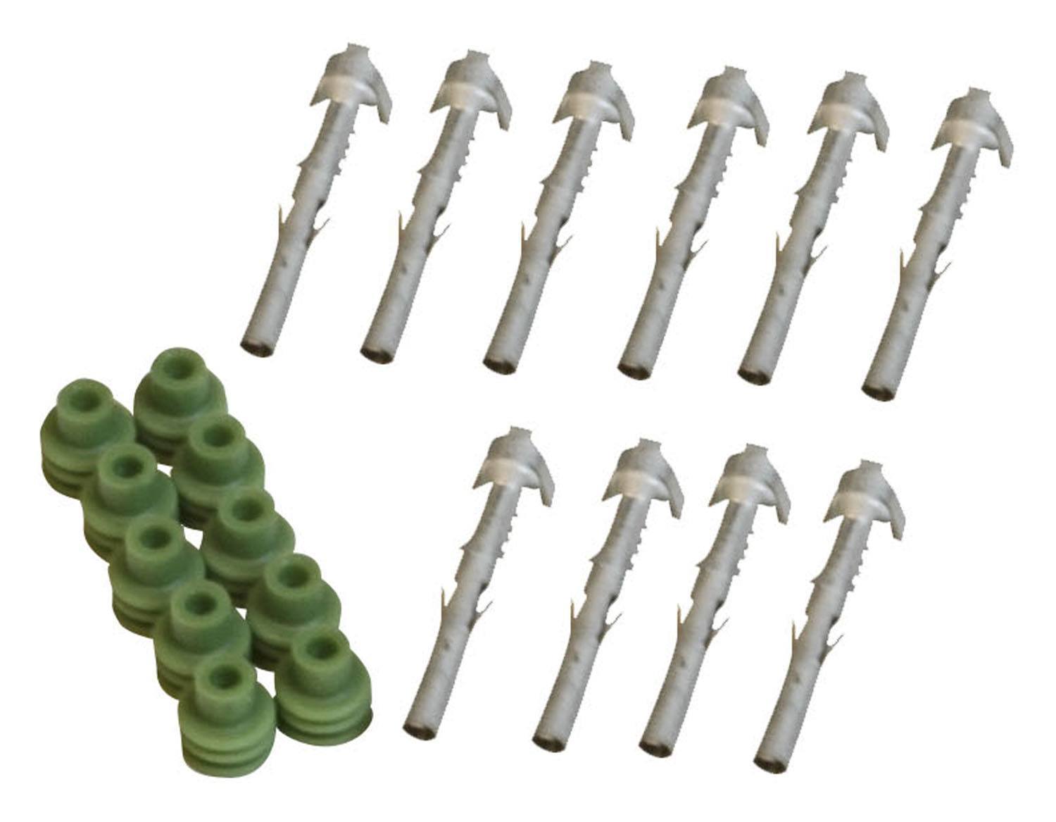 MSD Ignition 8191 Weatherproof Female Electrical Pins and Seals Set of 10