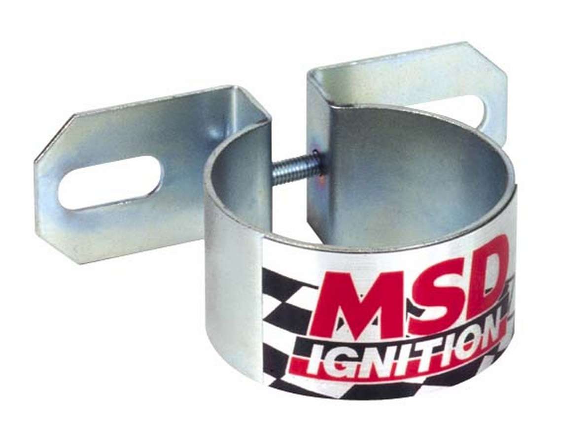 MSD Ignition 8213 Canister Style Ignition Coil Bracket for Remote and Horizontal Mounting