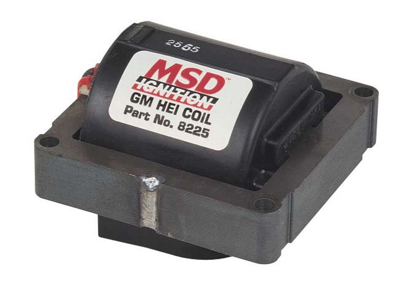 MSD Ignition 8225 Gm Hei Coil with E-Core, 42,000 Volts, Black