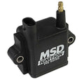 MSD Ignition 8232 Blaster E-Core Ignition Coil, 43,000 Volts, Male HEI, Black