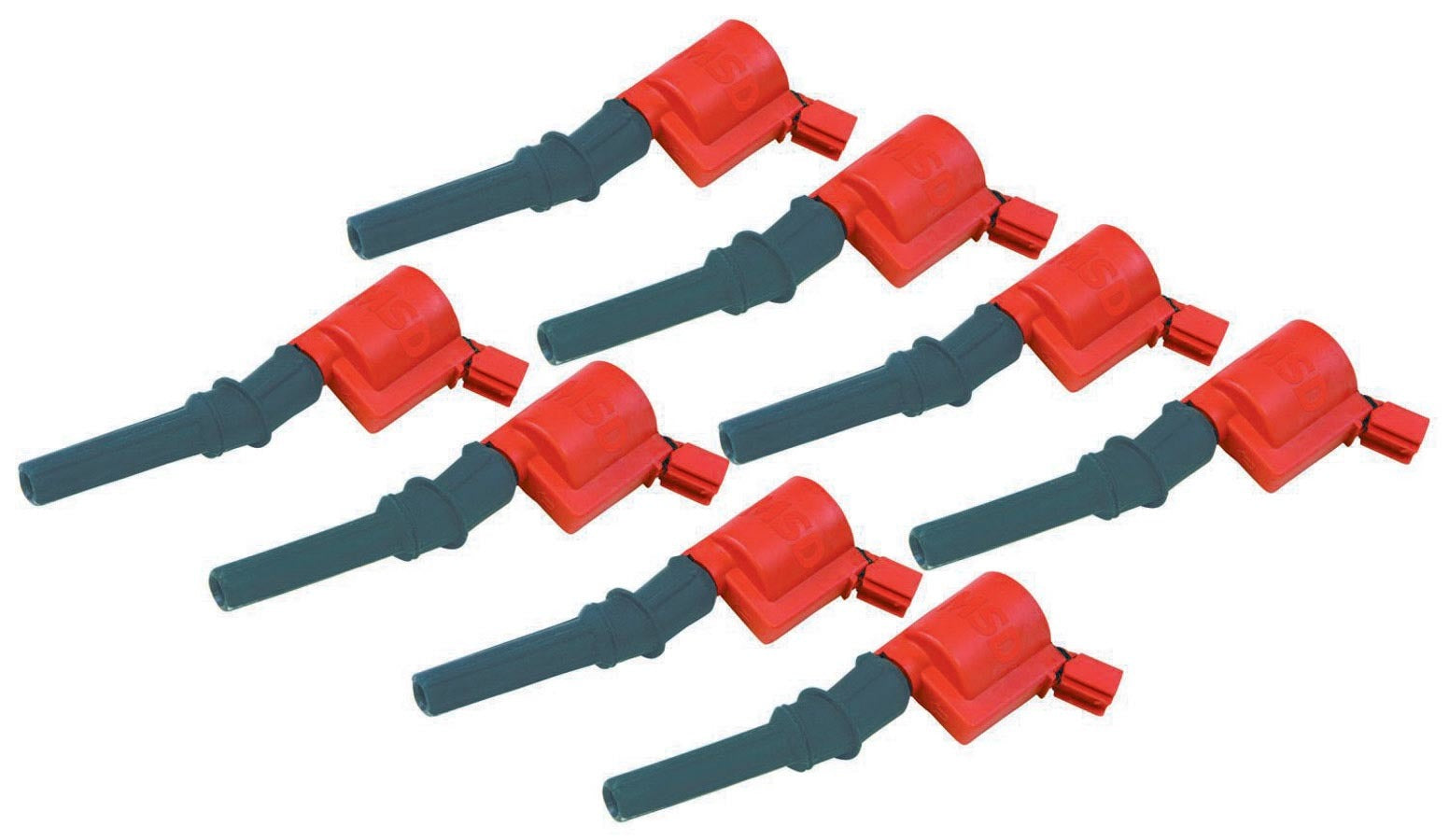 MSD Ignition 82428 Blaster 2 Coil-On-Plug Ignition Coil Pack for Ford 4.6L SOHC V8, Red, Set of 8