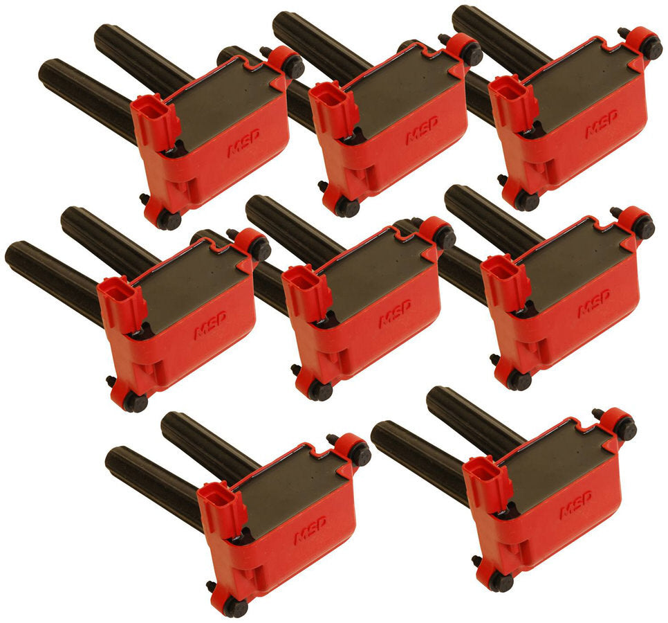 MSD Ignition 82558 Blaster Hemi Coils Set of 8 for Mopar Gen III Hemi Vehicles