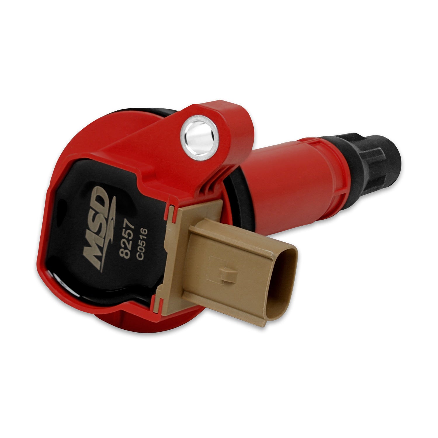 MSD Ignition Coil Pack 8257 for Ford EcoBoost 3.5L V6, Red Coil-On-Plug