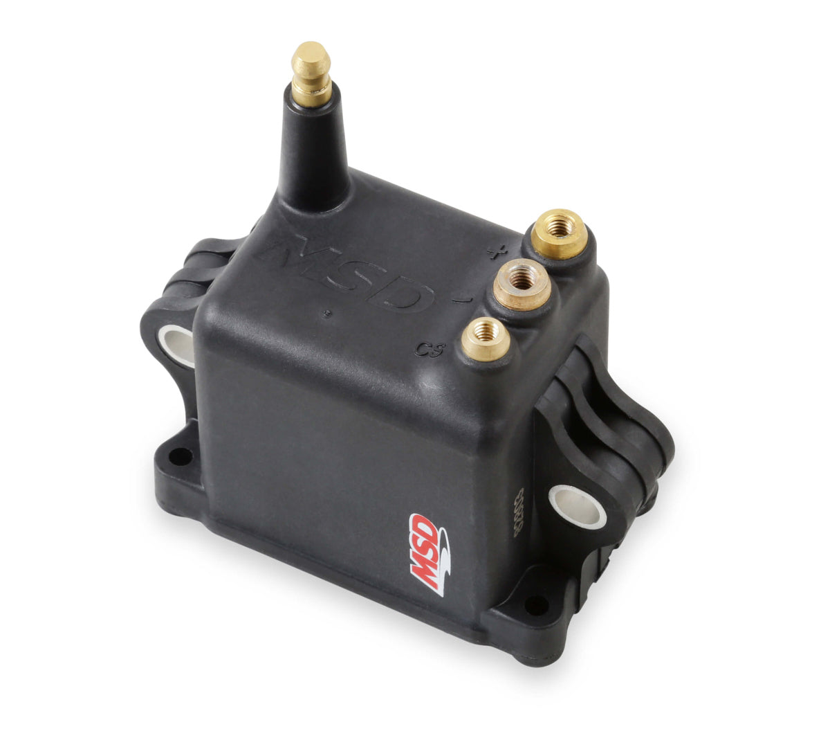 MSD Ignition 82803 Pro CDI 600 Ignition Coil for GM LS-Series Engines, Square Design, 50,000 Volt, Black