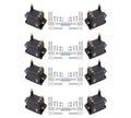 MSD Ignition 828038 Pro CDI 600 Square Ignition Coils Set of 8