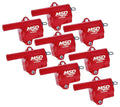 MSD Ignition 82868 GM LS-Series Truck Style Coil Pack Set of 8 with Multiple Spark and 40,000V Output