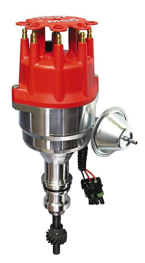 MSD Ignition 8352 Ford 289/302 Pro-Billet Ready-To-Run Distributor with Magnetic Pickup and HEI Terminal