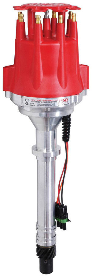 MSD Ignition 83606 Pro-Billet Marine Distributor for Chevy V8 with Magnetic Pickup and Mechanical Advance