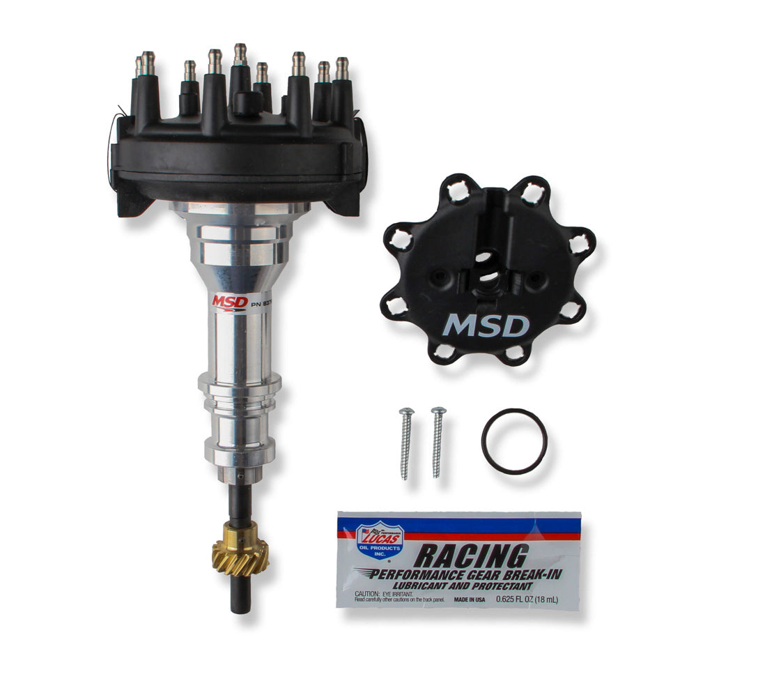 MSD Ignition 83795 SBF 289/302 Distributor Crank Trigger with Locking Advance and HEI Terminal