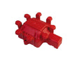 MSD IGNITION 84022 Extreme Output HEI Distributor Coil Cover with Built-In Wire Retainer, Red for GM V8 Engines