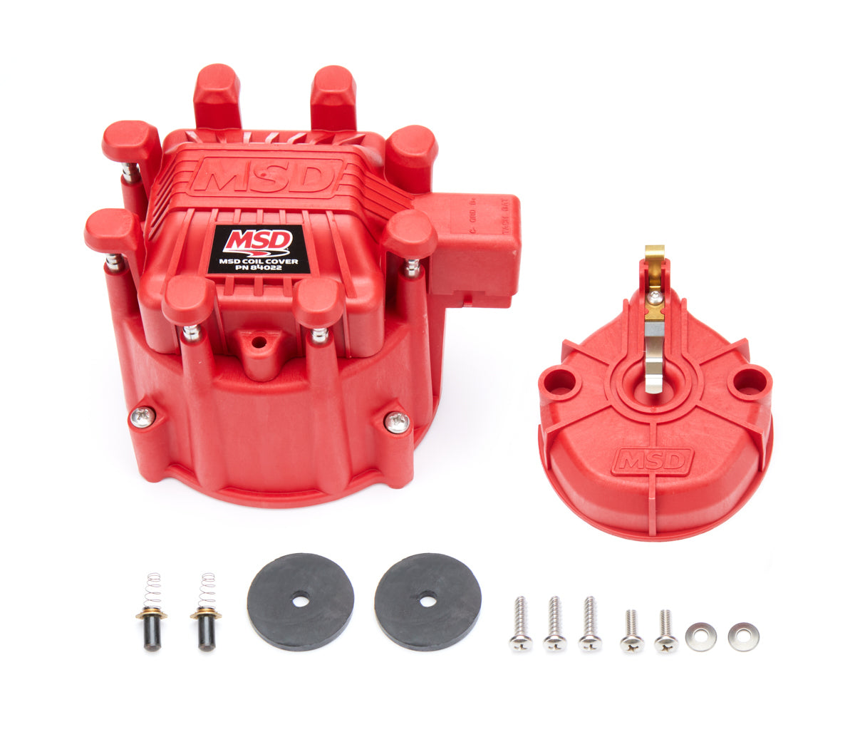 MSD IGNITION 84023 Cap, Rotor & Coil Cover Kit for GM HEI Distributors