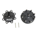 MSD Ignition 84083 Distributor Cap for Ford HEI with Stainless Terminals and Clamp Down Design