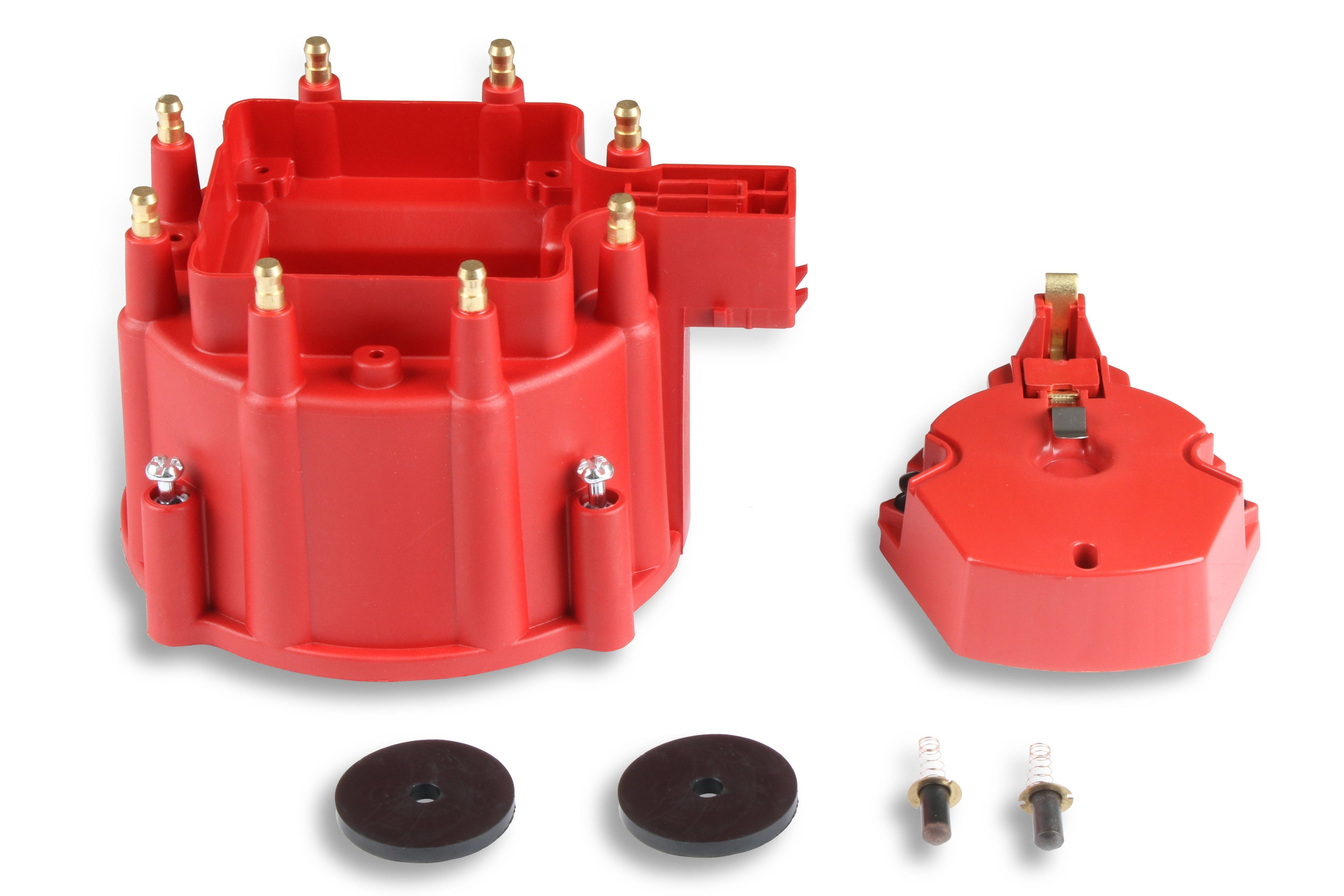 MSD Ignition 8416 Distributor Cap and Rotor Kit for GM HEI V8 Engines