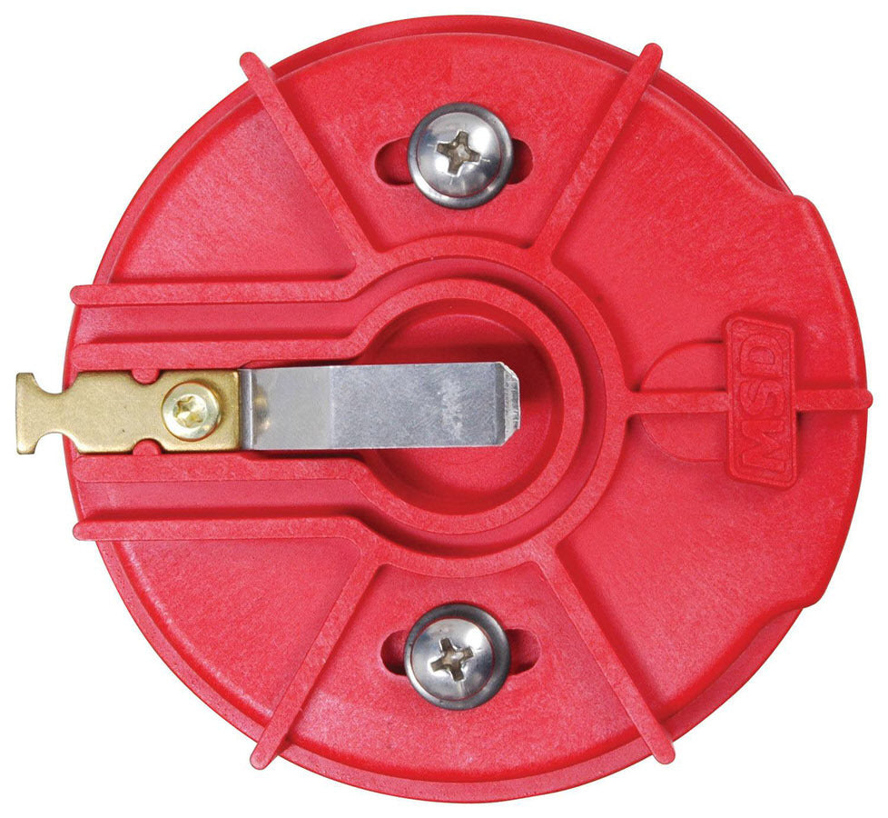 MSD Ignition 8421 Distributor Rotor with Adjustable Brass Terminal for Cap-a-Dapt and Camshaft Synchronization