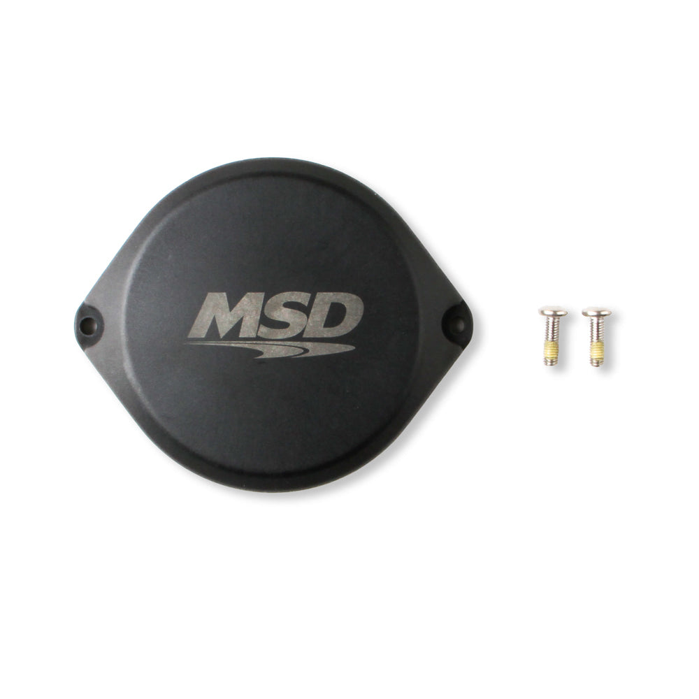 MSD Ignition 84323 Cop Blank Cap for Dual Sync Distributors Black