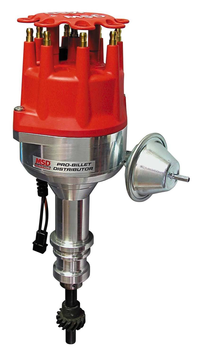 MSD Ignition 8479 Ford 289/302 Street Pro Billet Distributor with Magnetic Pickup and HEI Terminal