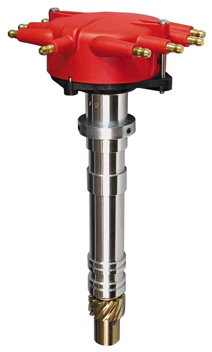 MSD Ignition 8486 Chevy V8 Distributor with Tall Deck and Crab Cap