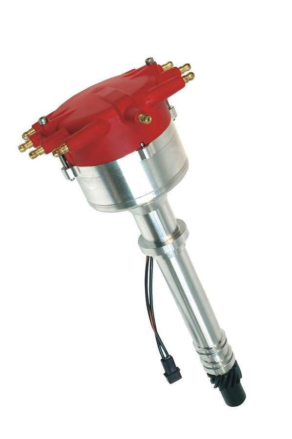 MSD Ignition 84891 Pro-Billet Distributor for Chevy V8 with Flat-Top Rotor and Magnetic Pickup
