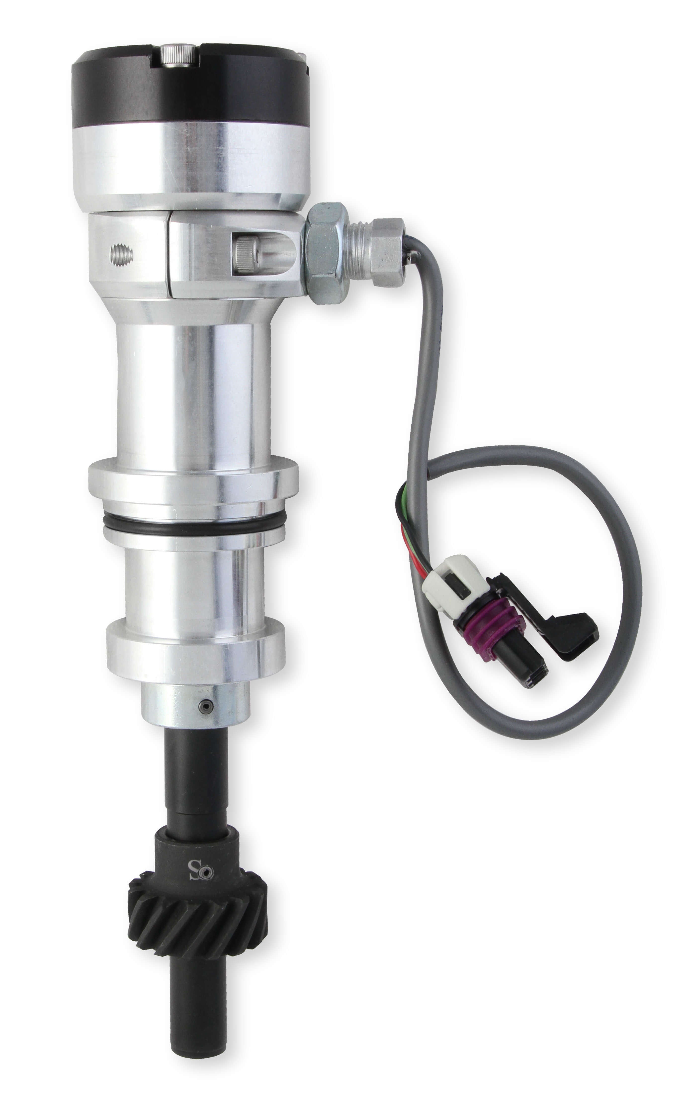 MSD Ignition 85061 Cam Sync Plug for Small Block Ford 351W with Hall Effect Distributor and Adjustable Aluminum/Steel Gear