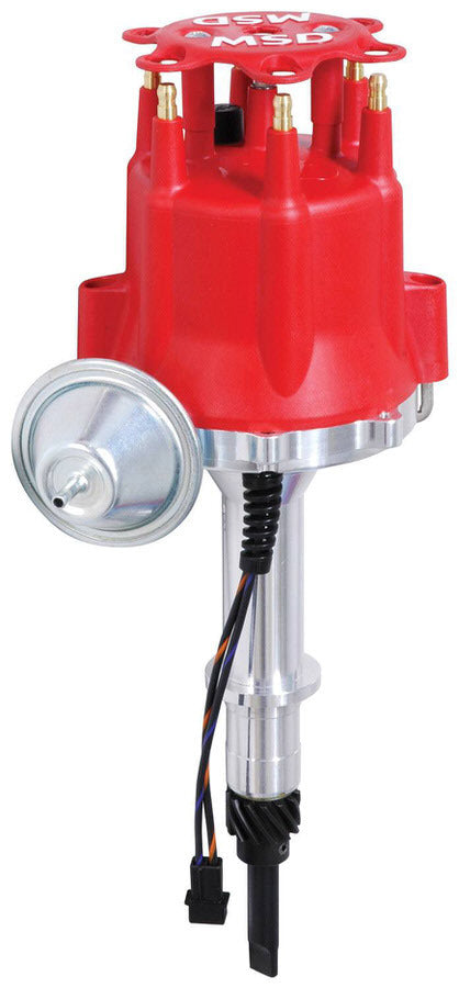 MSD Ignition 8515 Pro-Billet Magnetic Pickup Distributor for Chevy Inline-6 Engines