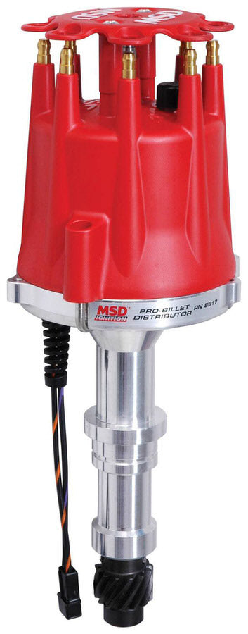 MSD Ignition 8517 Pro-Billet Distributor for Big Block Buick with Magnetic Trigger and Mechanical Advance