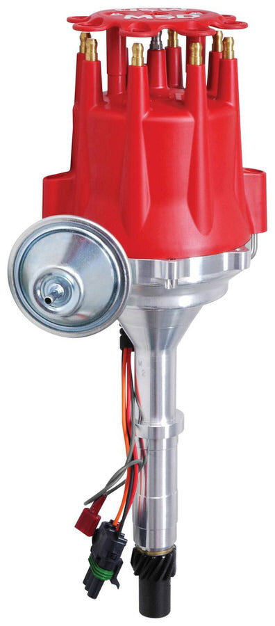 MSD Ignition 8523 Pro-Billet Ready-To-Run Distributor for AMC V8 Engines with Magnetic Pickup and Vacuum/Mechanical Advance