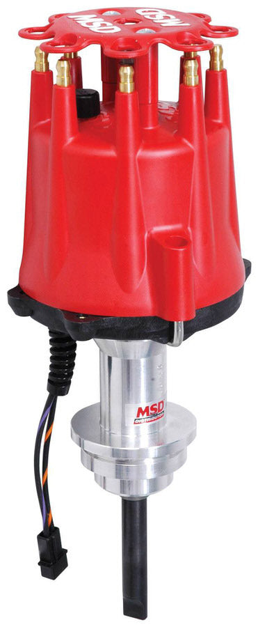 MSD Ignition 8534 Chrysler Billet Distributor with Magnetic Pickup and Mechanical Advance for Small Block Mopar Engines