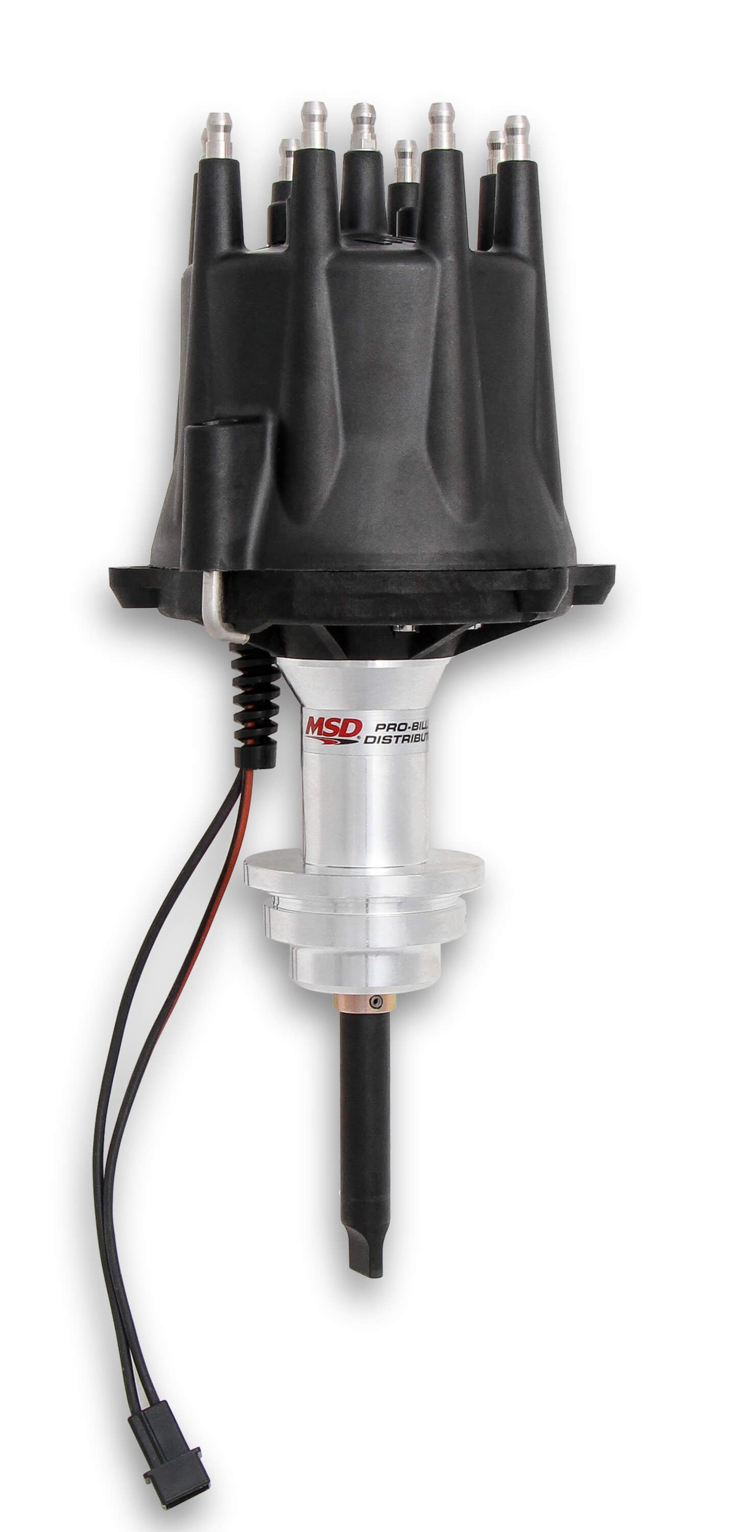 MSD Ignition 85345 Small Block Mopar Pro-Billet Distributor with Magnetic Pickup and Mechanical Advance