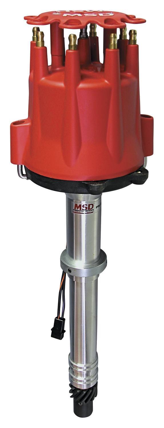 MSD Ignition 8547 Distributor for Chevy V8 with Pro-Billet Magnetic Pickup and Mechanical Advance
