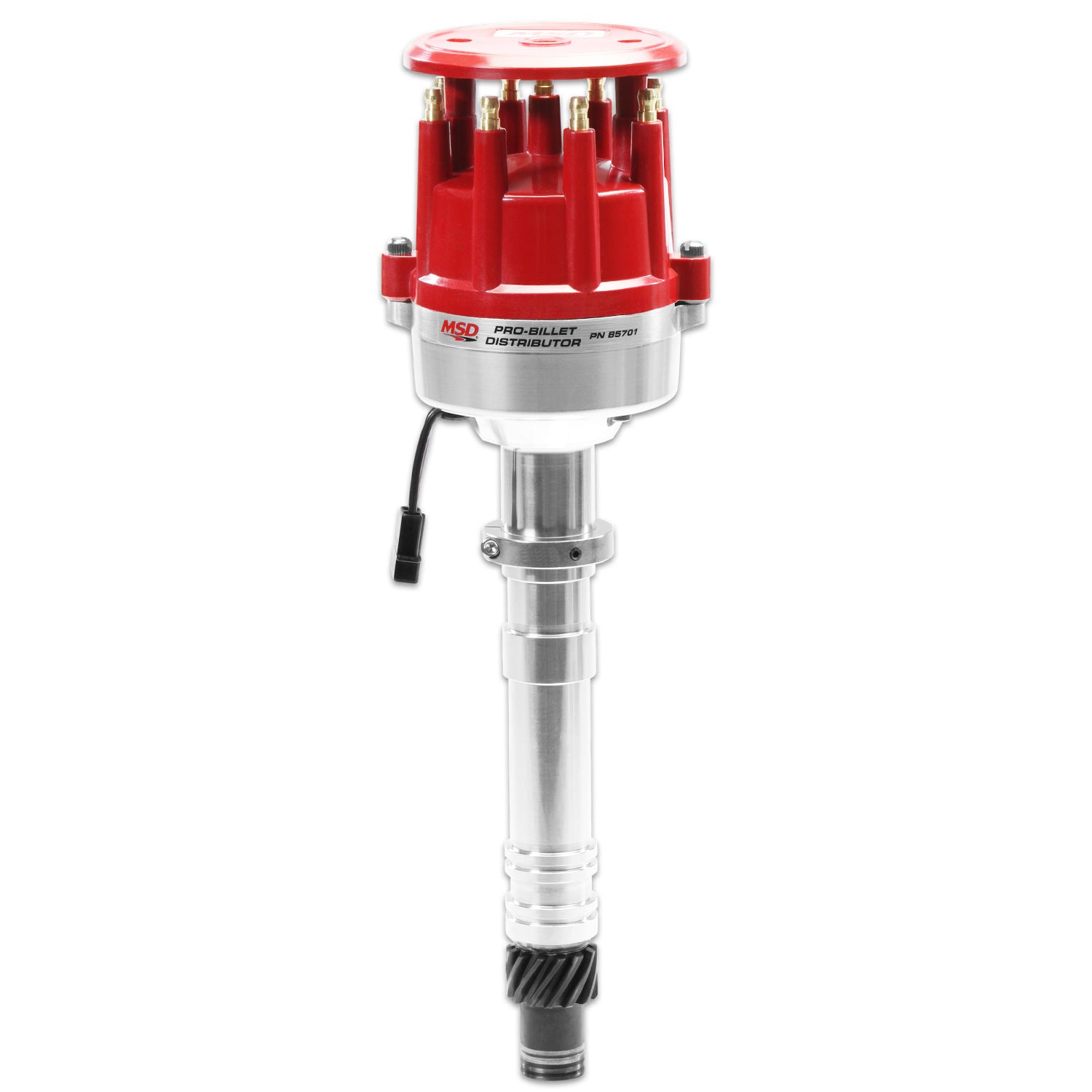 MSD Ignition Pro Billet Distributor for Small Block Chevrolet V8 with Mechanical Advance and HEI Terminal