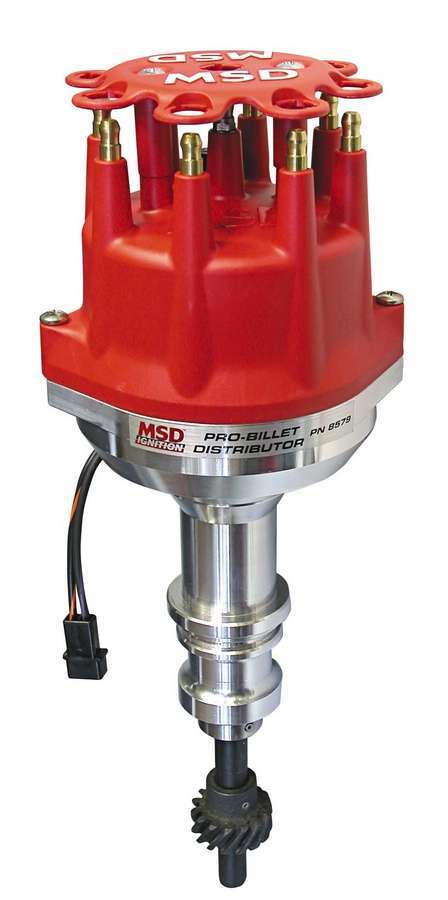 MSD Ignition 8579 Distributor for Small Block Ford 302 with Magnetic Pickup and Mechanical Advance