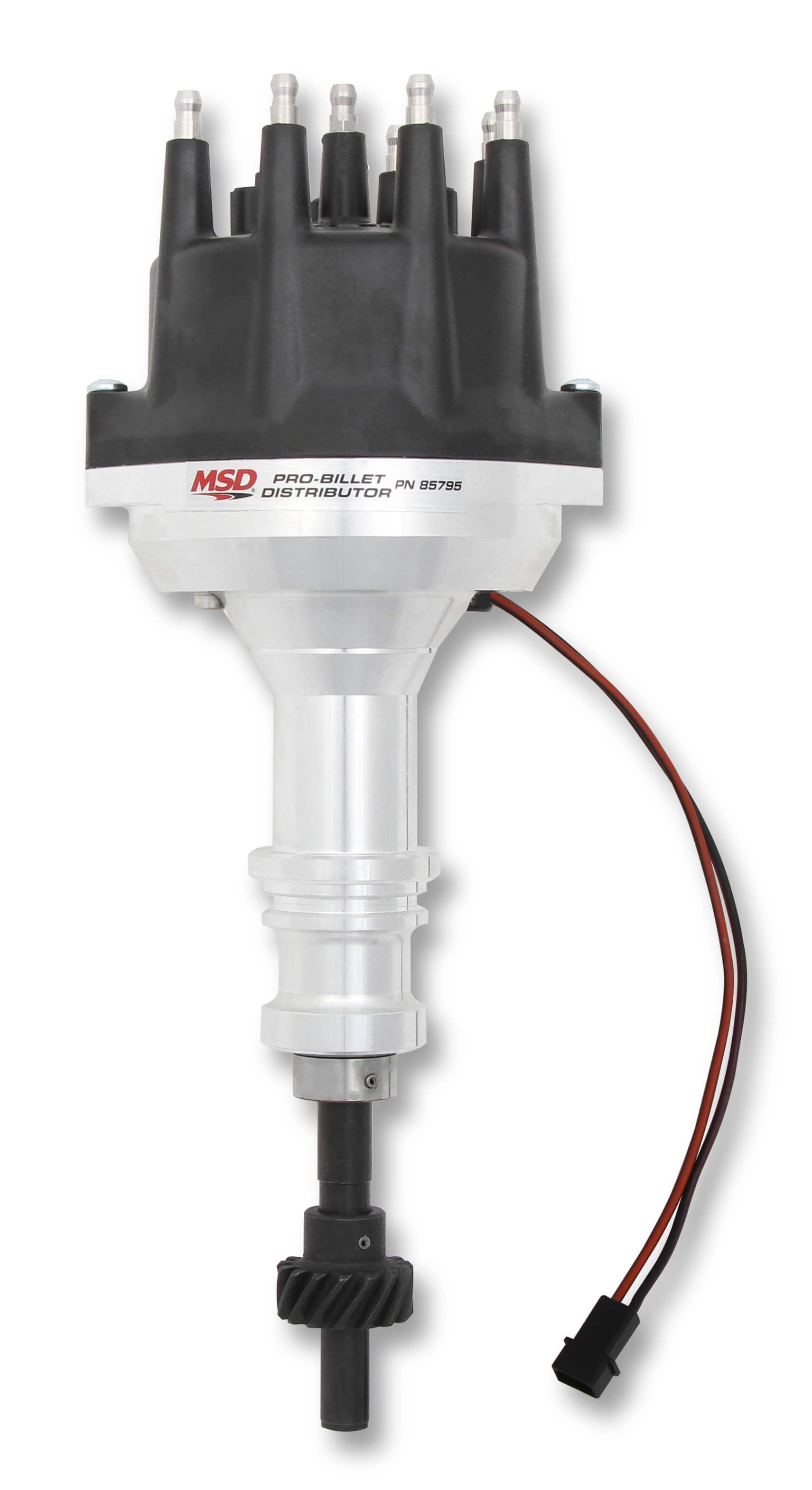 MSD Ignition 85795 Pro-Billet Distributor for Small Block Ford with Magnetic Pickup and Mechanical Advance