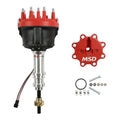 MSD Ignition 85827 Billet Distributor for Small Block Ford 302 with Bronze Gear and Mechanical Advance