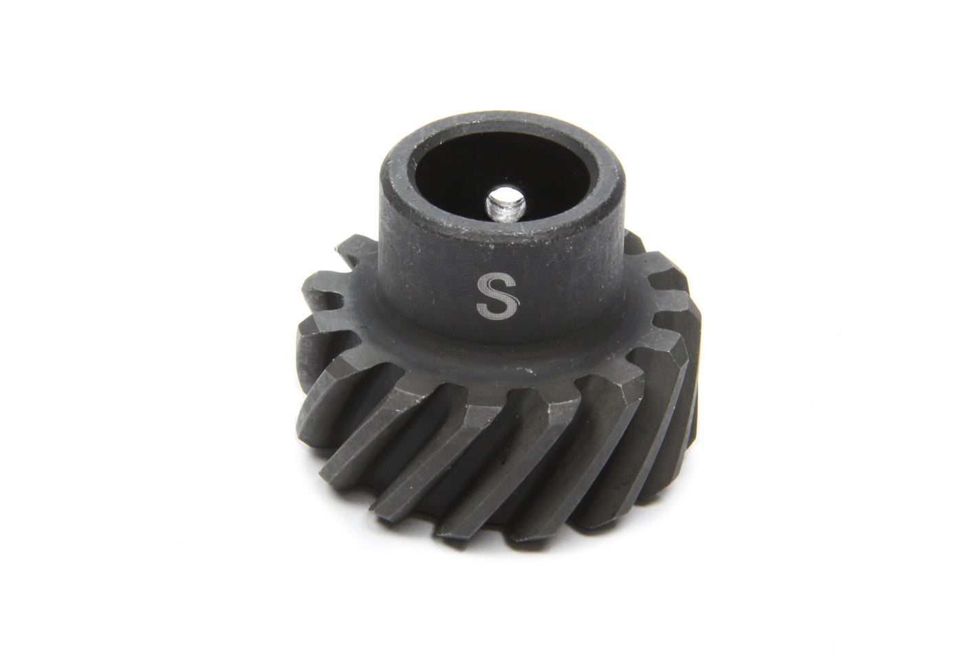 MSD Ignition Distributor Gear for Small Block Ford 5.0L EFI, Steel, Black Melonized, 0.531 Inch Shaft Diameter