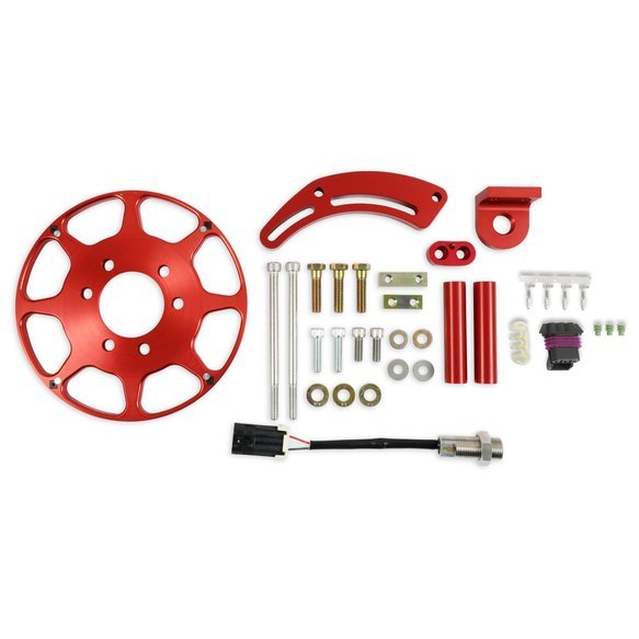 MSD Ignition 8623-MSD Crank Trigger Kit for GM LS Series with 8-Inch Diameter Trigger Wheel