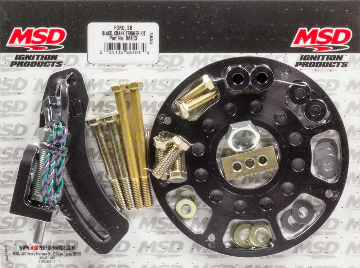 MSD Ignition 86403 SBF Crank Trigger Kit with Flying Magnet and Magnetic Sensor