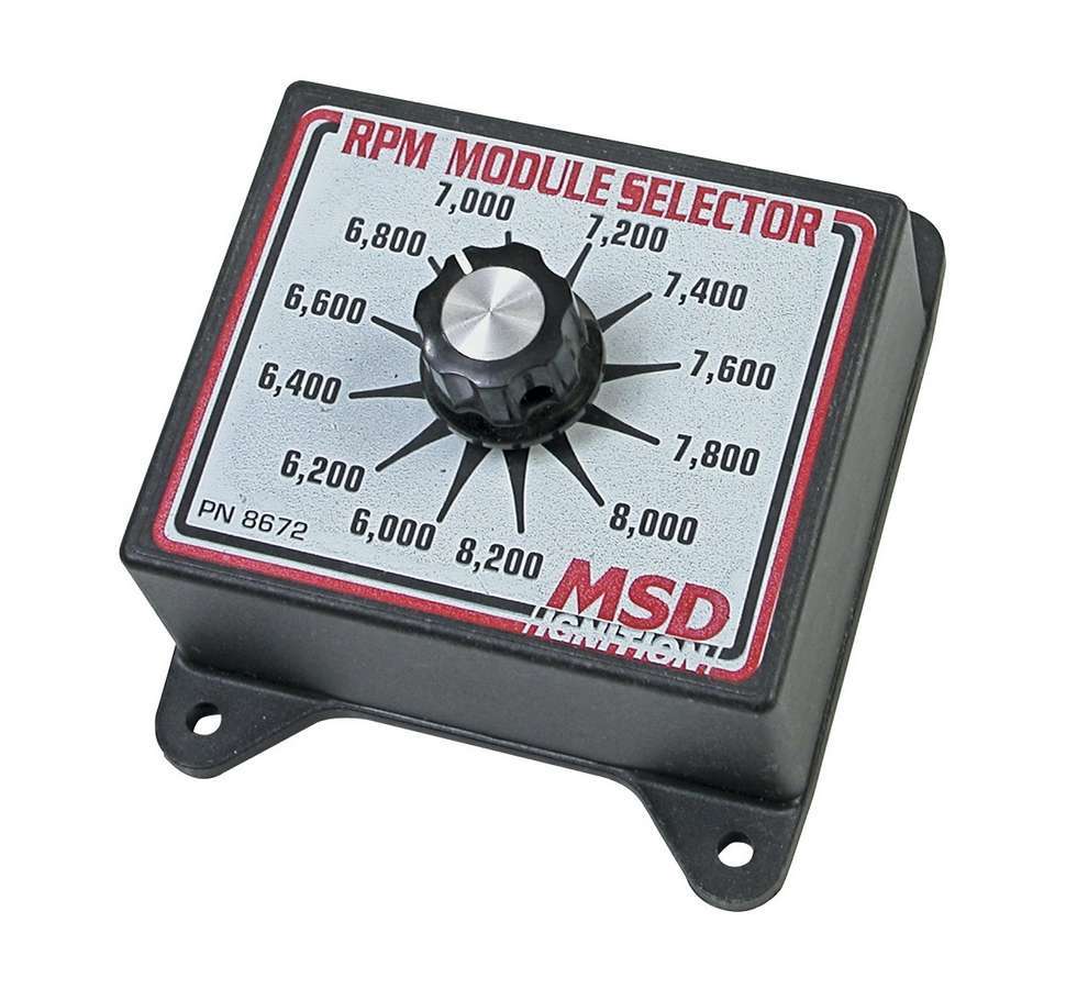 MSD Ignition 8672 RPM Module Selector for 6000-8200 RPM Range