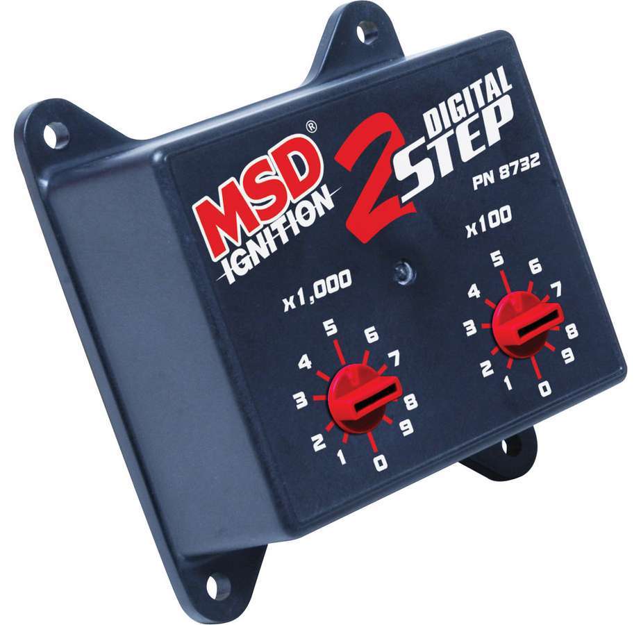MSD Ignition 8732 Digital 2-Step Rev Control for 6425 Box with Launch Control and Adjustable RPM Settings