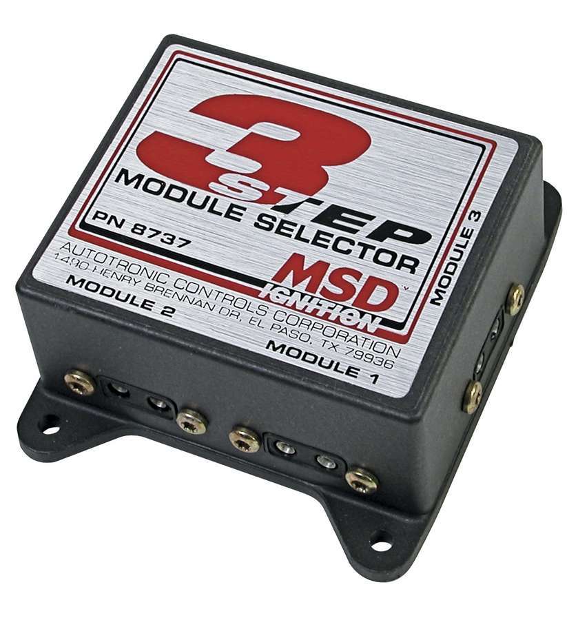 MSD Ignition 8737 Three Step Module Selector RPM Limiter and Timing Control