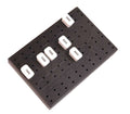 MSD Ignition 87551 Rev Limiter Module Organizer with Flexible Rubber Holder