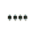 MSD Ignition 8800 Vibration Isolation Mount Set for 7AL Series, 1 Inch x 0.75 Inch Rubber Mounts